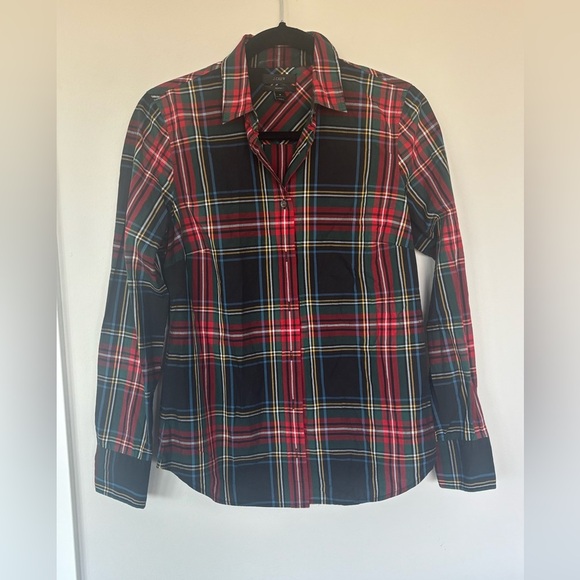 J. Crew Multicolor Plaid Shirt - Picture 1 of 4